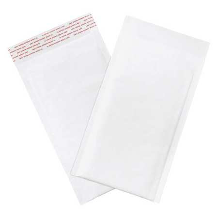 PARTNERS BRAND Self-Seal Bubble Mailers, #00, 5" x 10", White, 250/Case B852WSS