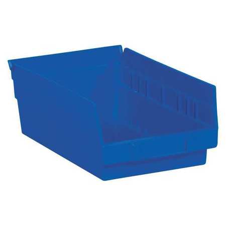 PARTNERS BRAND Shelf Storage Bin, Blue, 30 PK BINPS103B