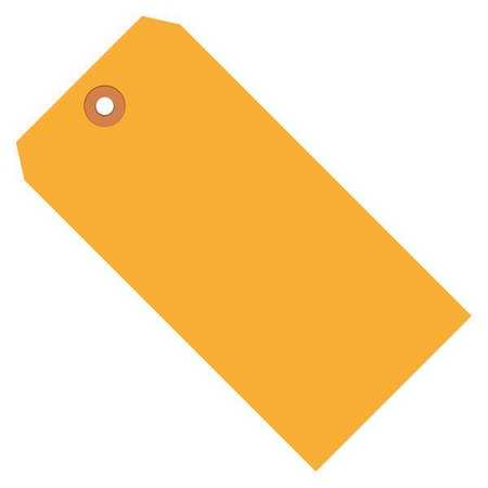 PARTNERS BRAND Shipping Tags, 13 Pt., 2 3/4" x 1 3/8", Fluorescent Orange, 1000/Case G12011D