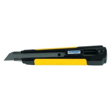 STEEL TRACK Snap Utility Knife, Grip, 8 Pt, PK25 Snap-Off, 25 PK KN120