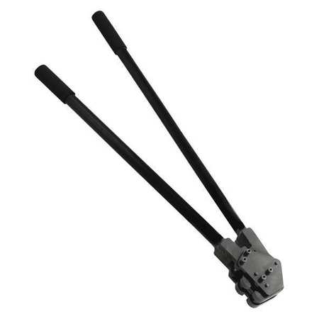 PARTNERS BRAND Single Notch Steel Strapping Sealer, 1 1/4", Black, 1/Case SST30114