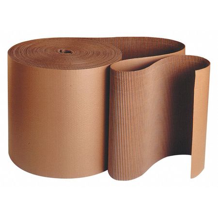 PARTNERS BRAND Singleface Corrugated Roll, A-Flute, 36" x 250', Kraft, 1 Roll SF36