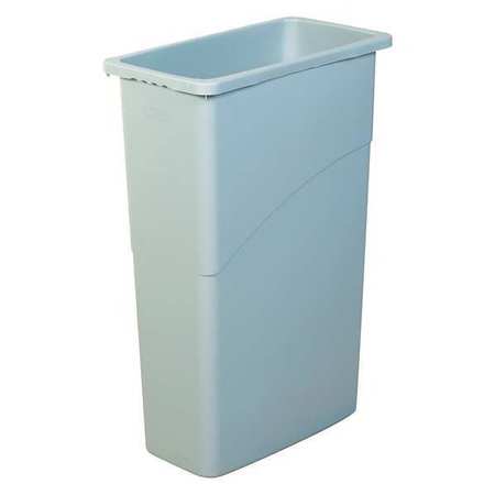 Rubbermaid Commercial 23 gal. Trash Container, Gray, Plastic RUB423CGR