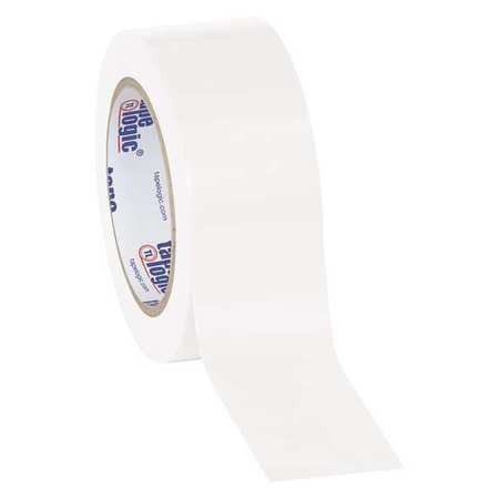 PARTNERS BRAND Tape Logic® Solid Vinyl Safety Tape, 6.0 Mil, 2" x 36 yds., White, 24/Case T9236W
