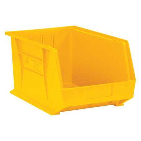 PARTNERS BRAND Hang & Stack Storage Bin, Yellow, 24 PK BINP0543Y