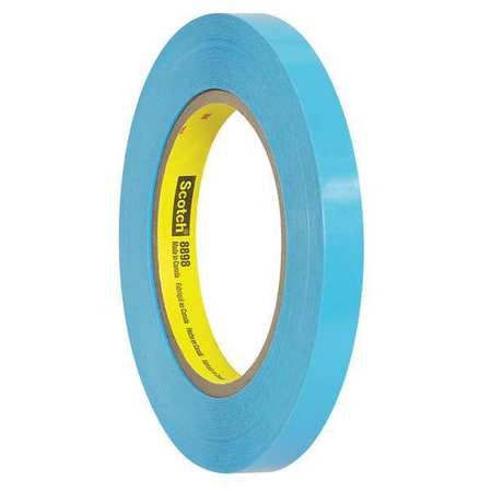 SCOTCH 3M™ 8898 Tensilized Poly Strapping Tape, 4.6 Mil, 1/2" x 60 yds., Blue, 12/Case T913889812PK