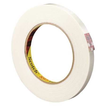 SCOTCH 3M™ 897 Strapping Tape, 6.0 Mil, 1/2" x 60 yds., Clear, 72/Case T913897