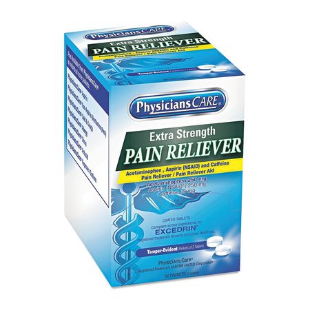Physicianscare Extra-Strength Pain Reliever, PK50 ACM90316