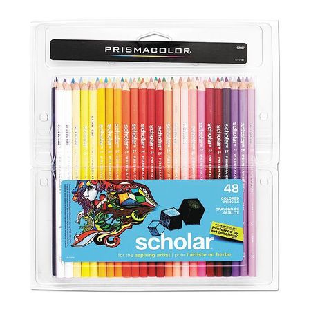 Prismacolor Pencils, Assorted, PK48 92807
