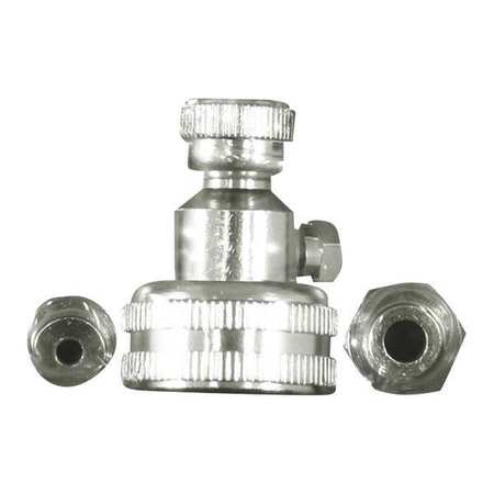 MILTON Air and Water Adapter Valve, 3/4" GHT, PK5 S-466