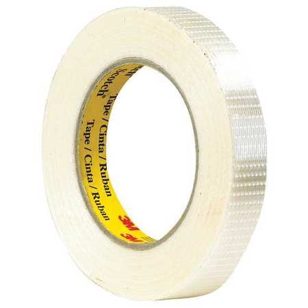 SCOTCH 3M™ 8959 Bi-Directional Strapping Tape, 5.7 Mil, 3/4" x 55 yds., Clear, 6/Case T91489596PK