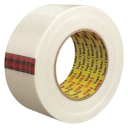 SCOTCH 3M™ 8981 Strapping Tape, 6.6 Mil, 2" x 60 yds., Clear, 12/Case T917898112PK