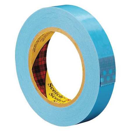 SCOTCH 3M™ 8896 Strapping Tape, 4.6 Mil, 1" x 60 yds., Blue, 36/Case T9158896