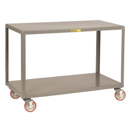 LITTLE GIANT Mobile Table, 2 Shelf, 1000 lb., 18x32 IP-1832-2BRK