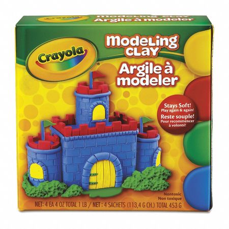 Crayola Modeling Clay, 1/4 lb., Assorted 570300