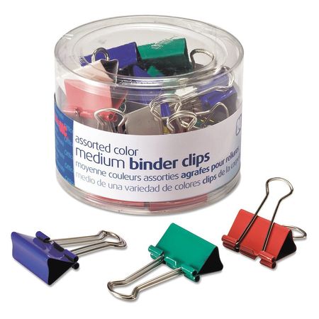 Officemate Binder Clips, Assorted, PK24 OIC-31029