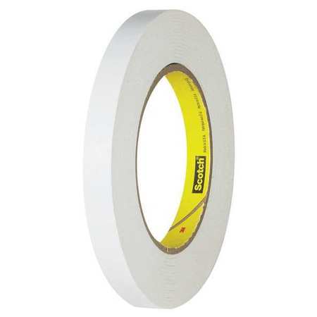 SCOTCH 3M™ 256 Flatback Tape, 6.7 Mil, 1/2" x 60 yds., White, 12/Case T943256W12PK