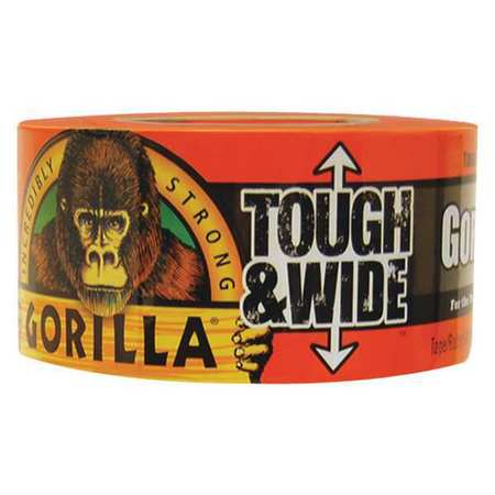 Gorilla Glue Duct Tape, 17.0 Mil, 3"x30 yds., Black ADHGGT330