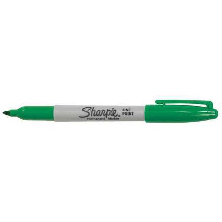 SHARPIE Sharpie® Fine Point Permanent Markers, Green, 12/Case MK301GN