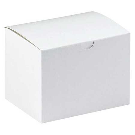 PARTNERS BRAND Gift Boxes, 6" x 4 1/2" x 4 1/2", White, 100/Case GB644