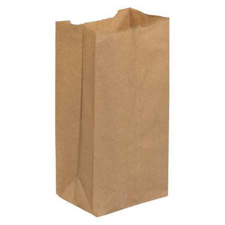 PARTNERS BRAND Grocery Bags, 4 3/4" x 2 15/16" x 8 9/16", Kraft, 500/Case BGG115K