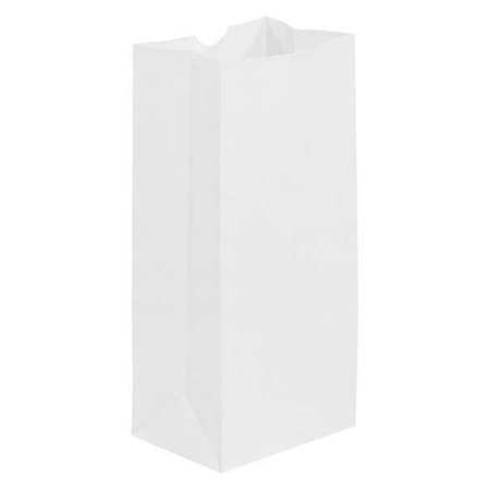 PARTNERS BRAND Grocery Bags, 5" x 3 1/4" x 9 3/4", White, 500/Case BGG103W