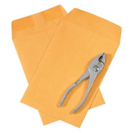 PARTNERS BRAND Gummed Envelopes, 6" x 9", Kraft, 2500/Case EN1020