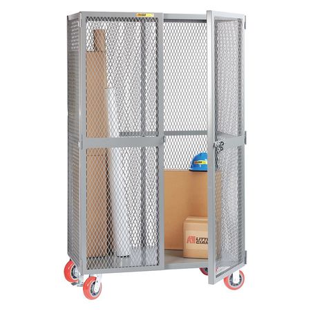 LITTLE GIANT Mobile Storage Locker, 30x48,2000 lb. SLN-3048-6PYFL