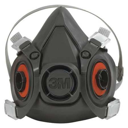 3M 3M™ 6200 Half Face Respirator - Medium, Black, 24/Case OCS6200
