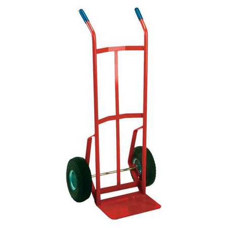 Partners Brand Heavy-Duty Steel Hand Cart, Dual Handle, Red, 1/Each WS1026