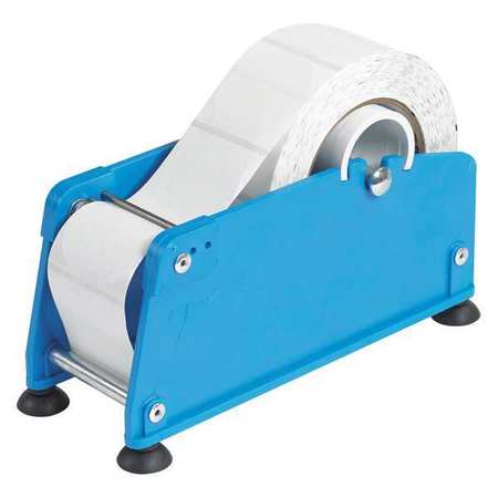 PARTNERS BRAND Mailing Label Dispenser, 2", Blue, 1/Each MLD200