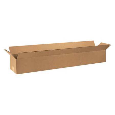 PARTNERS BRAND Long Corrugated Boxes, 48" x 6" x 6", Kraft, 25/Bundle 4866