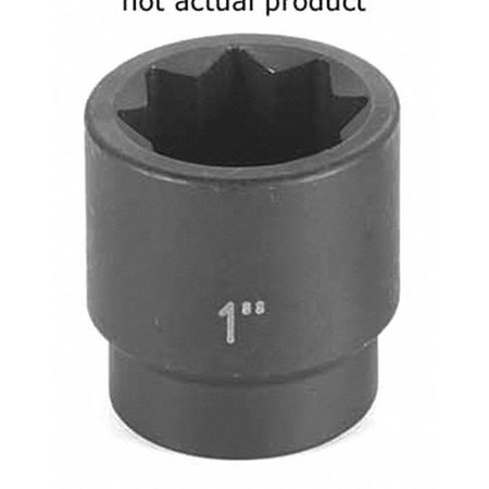 GREY PNEUMATIC 1/2" Drive Impact Socket Chrome plated 2520S