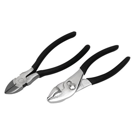 PERFORMANCE TOOL 2 Piece Plier Set Cushion Grip Handle 1434