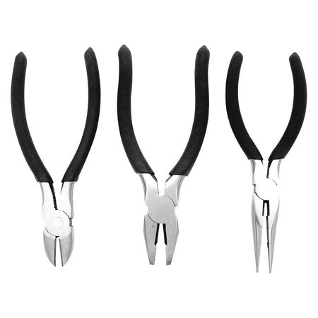 Performance Tool Pliers 3Pc Set, 6" Long Nose, 6" Cutter 1916