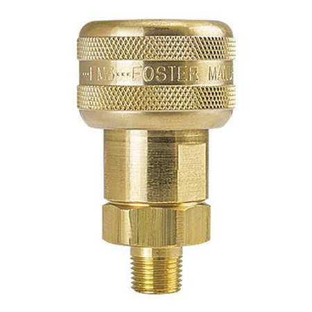 FOSTER Auto Socket, 3/8" MPT, Brass FM3303