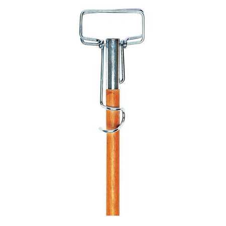 UNISAN 60" Clamp On Mop and Broom Handles, 1.13" Dia, Natural, Wood 609