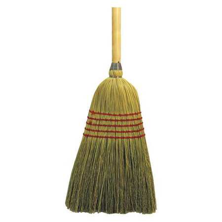 UNISAN 17.5 in Sweep Face Brooms, 38" L Handle 926Y