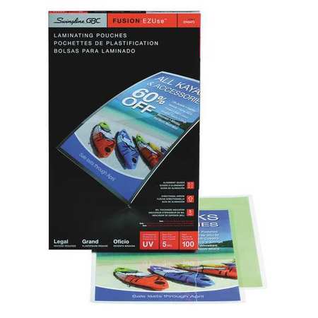 Swingline Gbc Laminating Pouches, 9x14.5, PK100 3740473