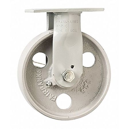 FAIRBANKS Casters, Semi Steel, Rigid, 5" N32-5-IRB