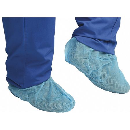 Ambitex Shoe Covers, Blue, L, PK300 PSC3L