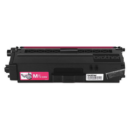 BROTHER Toner Cartridge, 3500 Page-Yield, Magenta TN336M