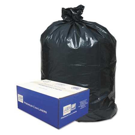 CLASSIC 33 gal Trash Bags, 33 in x 39 in, Medium-Duty, 0.63 mil, Black, 250 PK WEBB40