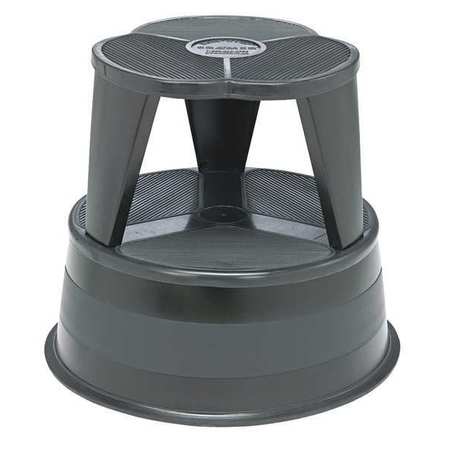 Cramer Step Stool, Steel, Rolling, Black 100192