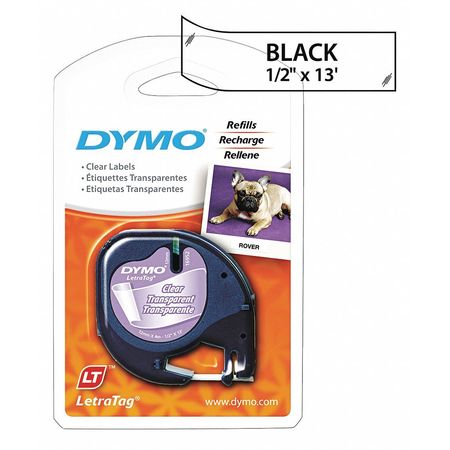 Dymo Labeling Tape for Label Maker, 1/2"x13ft 16952