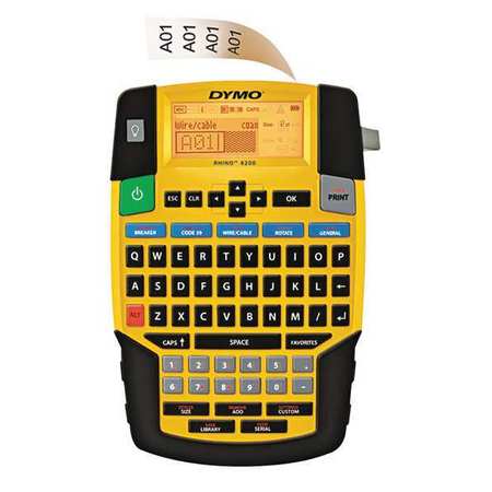 DYMO Label Maker, Security and Pro A/V, Yellow DYM1801611