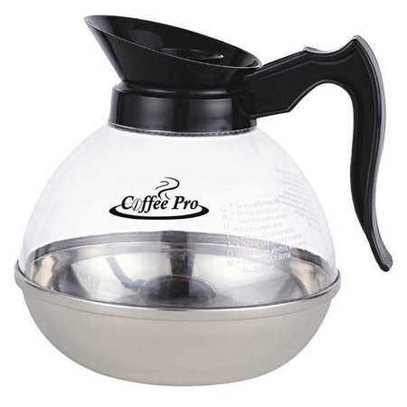 COFFEE PRO Clear 60 oz Decanter, Unbreakble, 12 Cup CPU12