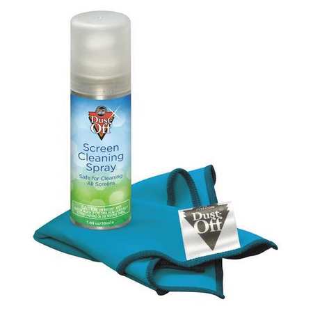 DUST-OFF Computer Cleaning Kit, Spray/Cloth DPTC