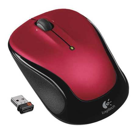 Logitech Wireless Mouse, Right/Le, Red, M325 910-002651