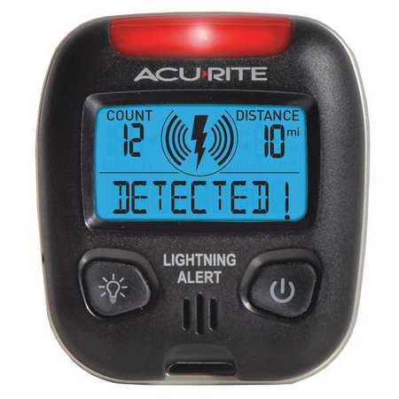 ACURITE Lightning Detector, 2-13/16" H, 2-1/2" W 02020CA1